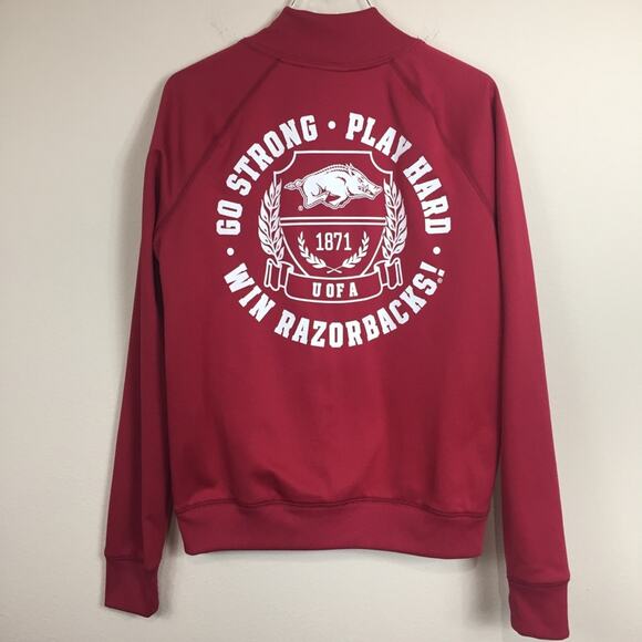 Pink By VS | Razorbacks Zip Up Sweater | Sz L - Picture 1 of 4